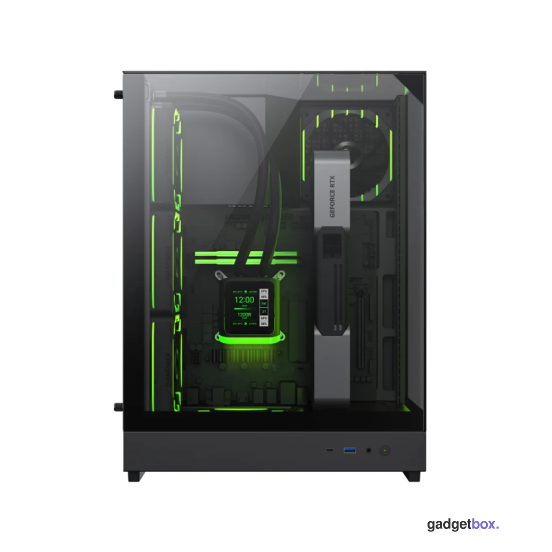 Компьютерный корпус Gamemax T20 Black без Б/П