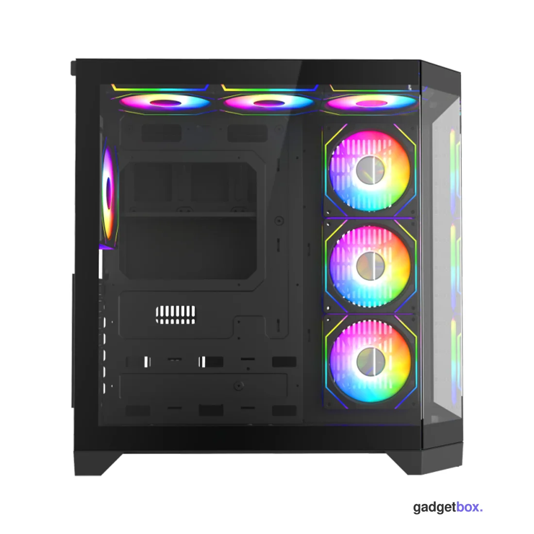 Компьютерный корпус Gamemax Hype-A BK Black без Б/П