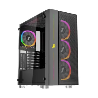 Компьютерный корпус 1STPLAYER BLACK.SIR B7-BK без Б/П
