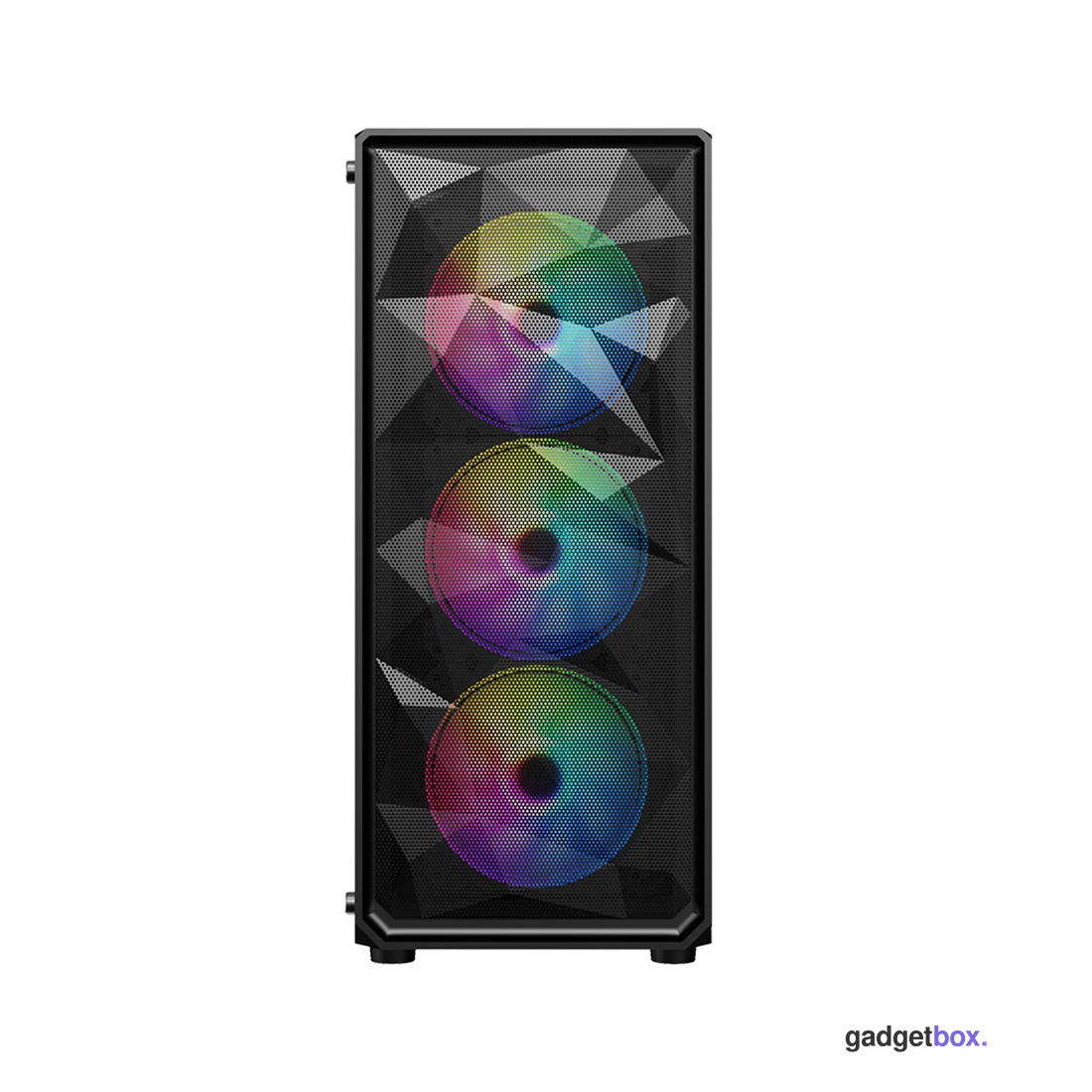 Компьютерный корпус 1STPLAYER FD3-BK-1F5M-3F5S Black без Б/П