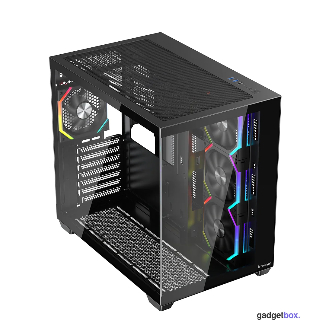 Компьютерный корпус 1STPLAYER BV7 Black без Б/П