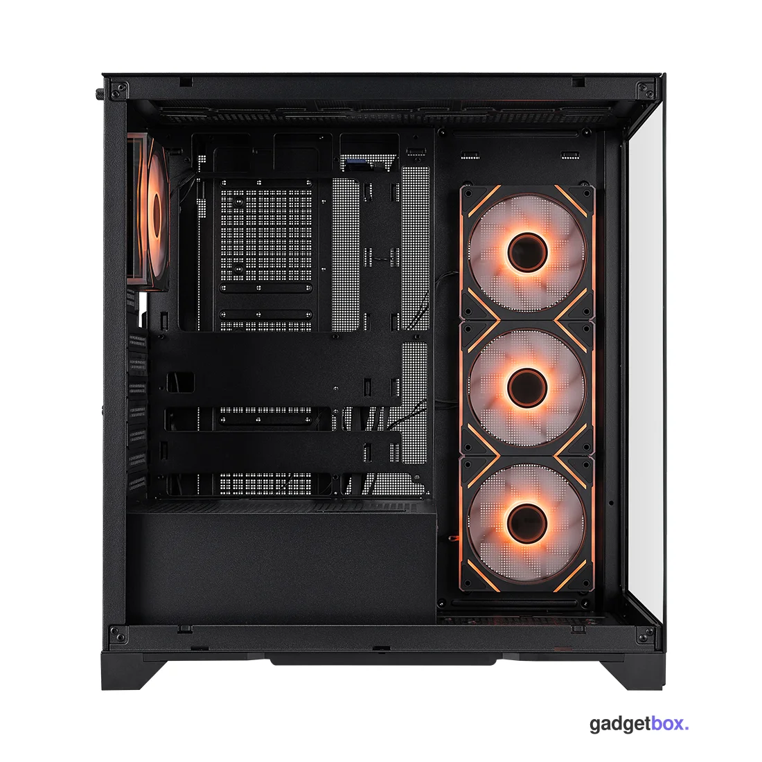 Компьютерный корпус 1STPLAYER Mi8-BK-3FC7R-1FC7 Black без Б/П