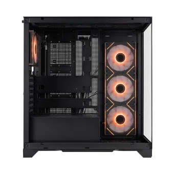 Компьютерный корпус 1STPLAYER Mi8-BK-3FC7R-1FC7 Black без Б/П