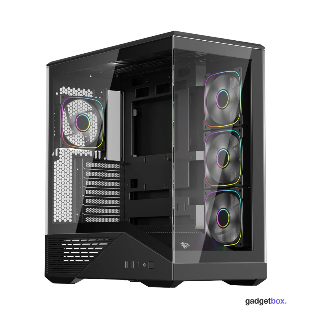 Компьютерный корпус 1STPLAYER FIREBASE GM7 Black без Б/П