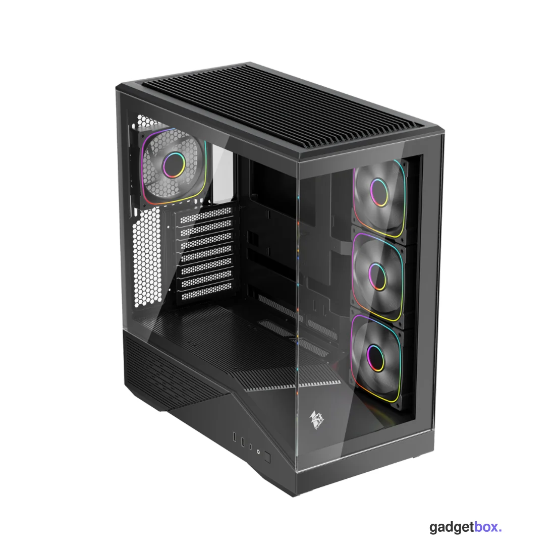 Компьютерный корпус 1STPLAYER FIREBASE GM7 Black без Б/П