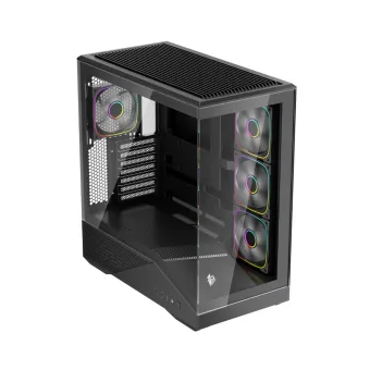 Компьютерный корпус 1STPLAYER FIREBASE GM7 Black без Б/П