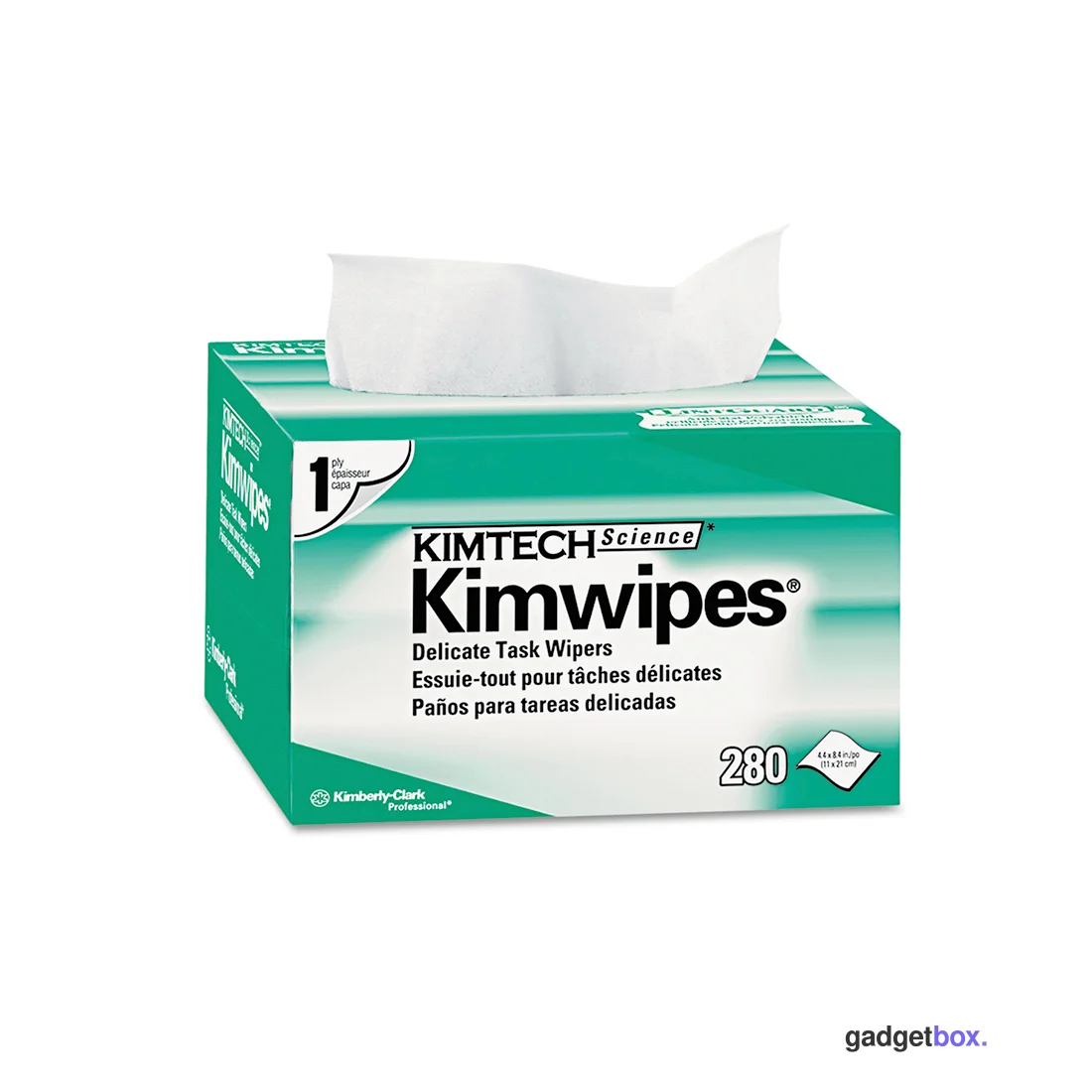 Салфетки безворсовые Kimtech-kimwipes для очистки волоконно-оптических коннекторов