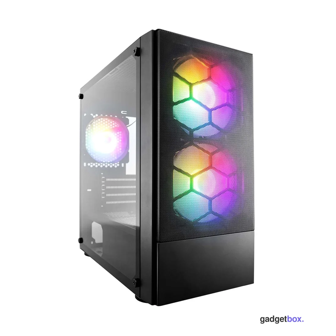 Компьютерный корпус 1STPLAYER FIREBASE X4-M Black без Б/П