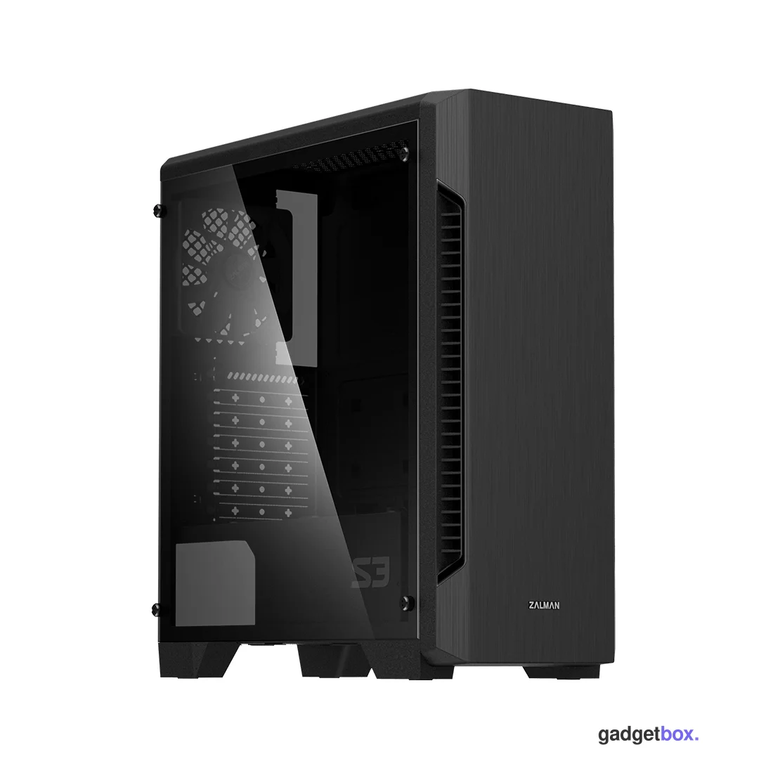 Компьютерный корпус Zalman S3 TG Black без Б/П