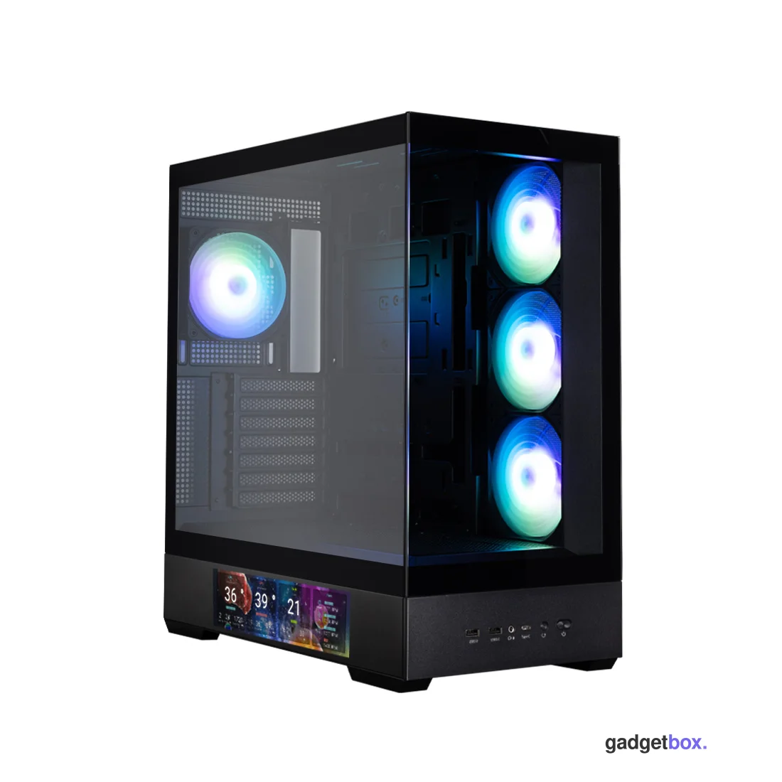 Компьютерный корпус Zalman P40 DS Black без Б/П