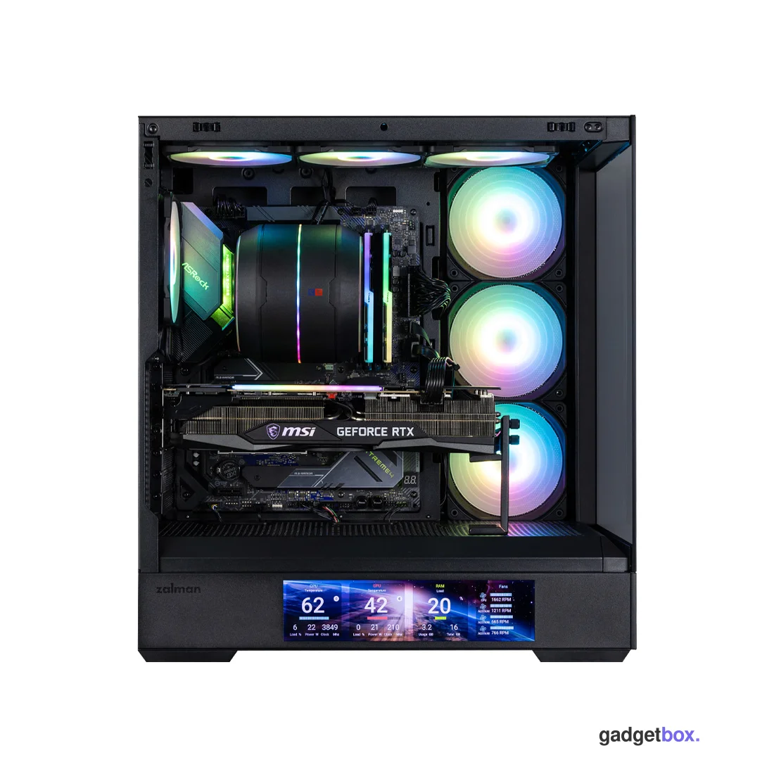 Компьютерный корпус Zalman P40 DS Black без Б/П