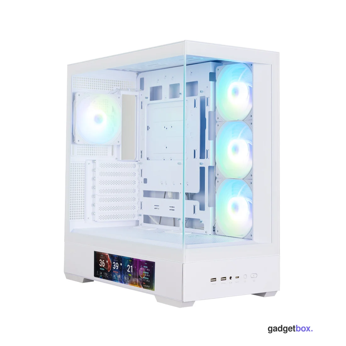 Компьютерный корпус Zalman P40 DS White без Б/П