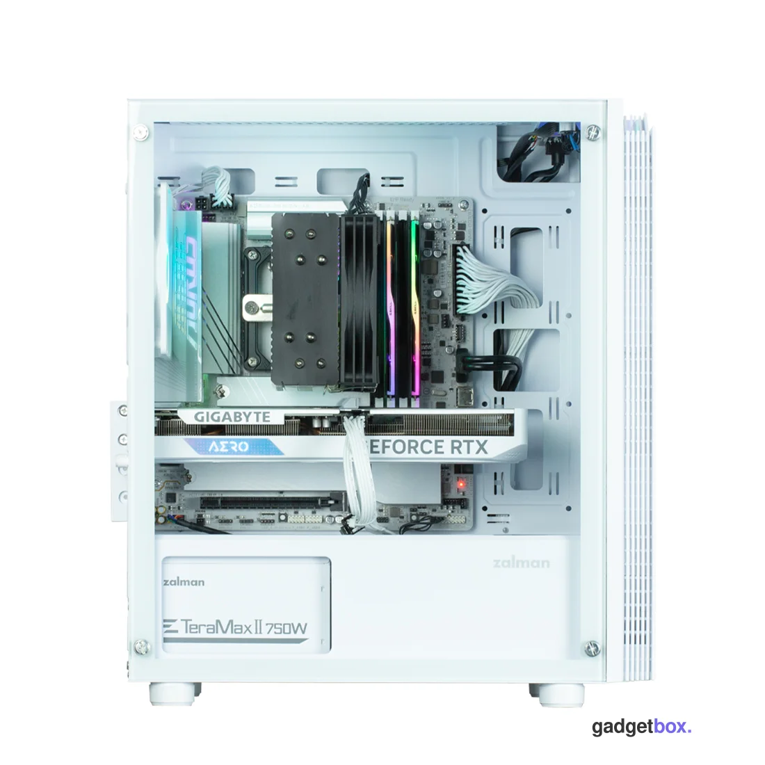Компьютерный корпус Zalman T4 PLUS WHITE без Б/П