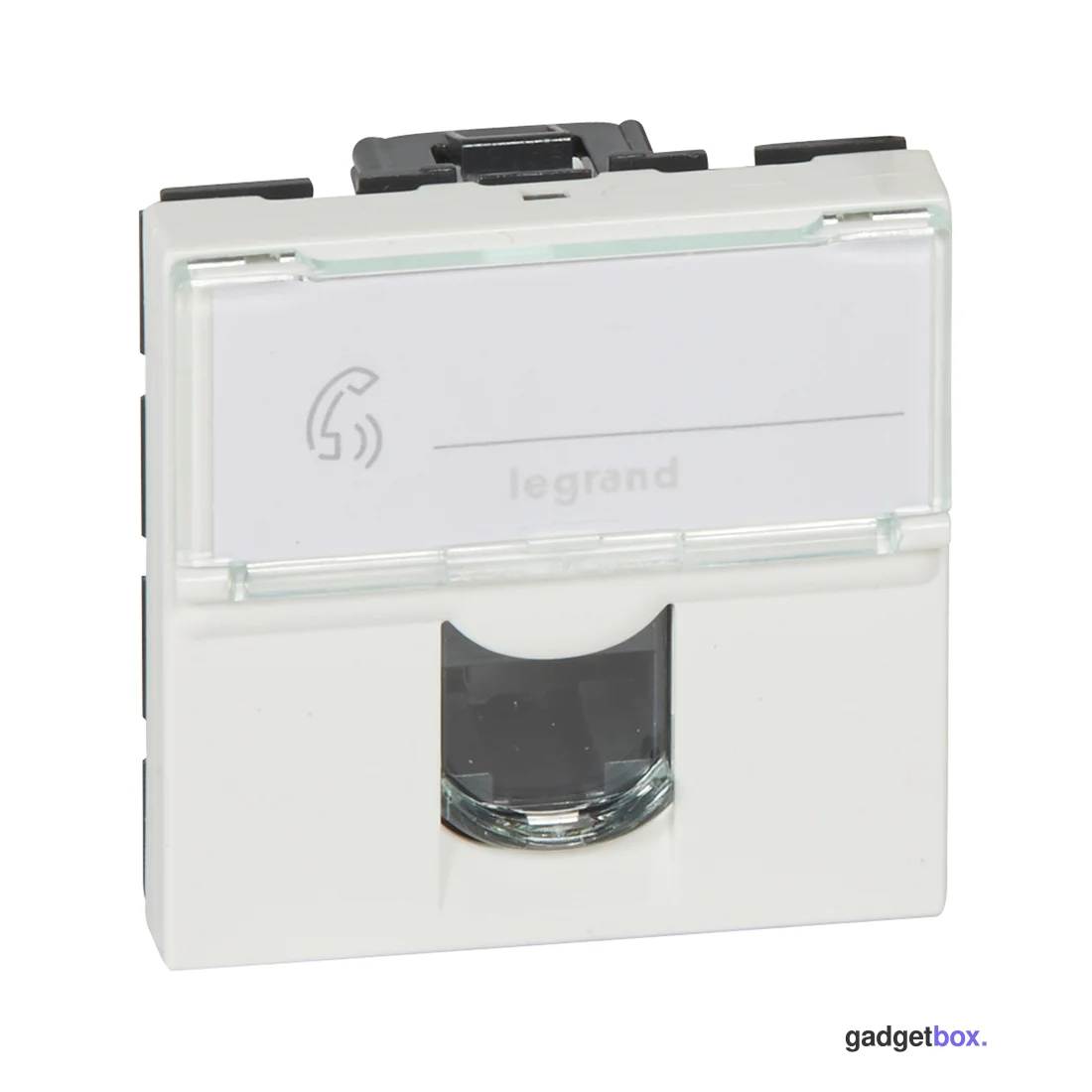 Розетка 1xRJ45 Cat.5 Legrand Mosaic 2 поста