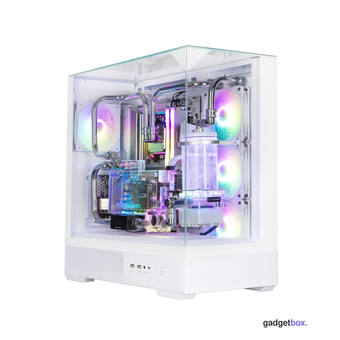 Компьютерный корпус Zalman P40 Prism Plus White без Б/П