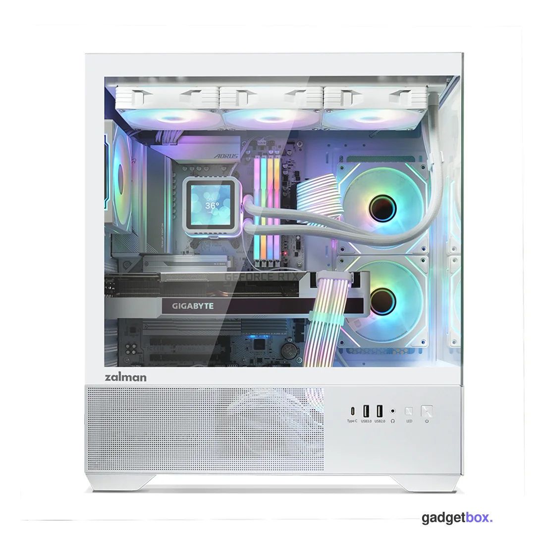 Компьютерный корпус Zalman CHRONIX V2 White без Б/П