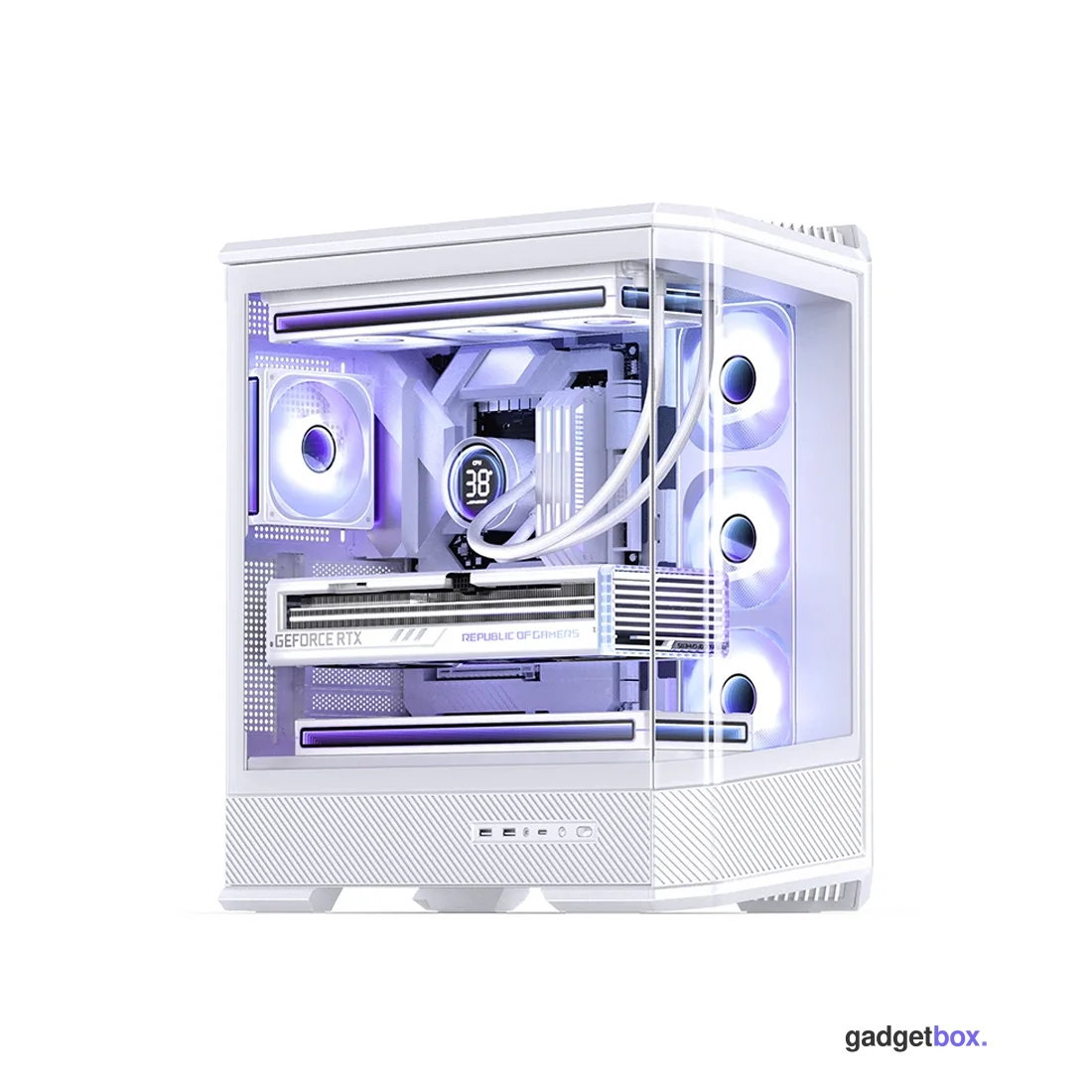 Компьютерный корпус Jonsbo D400 White без Б/П