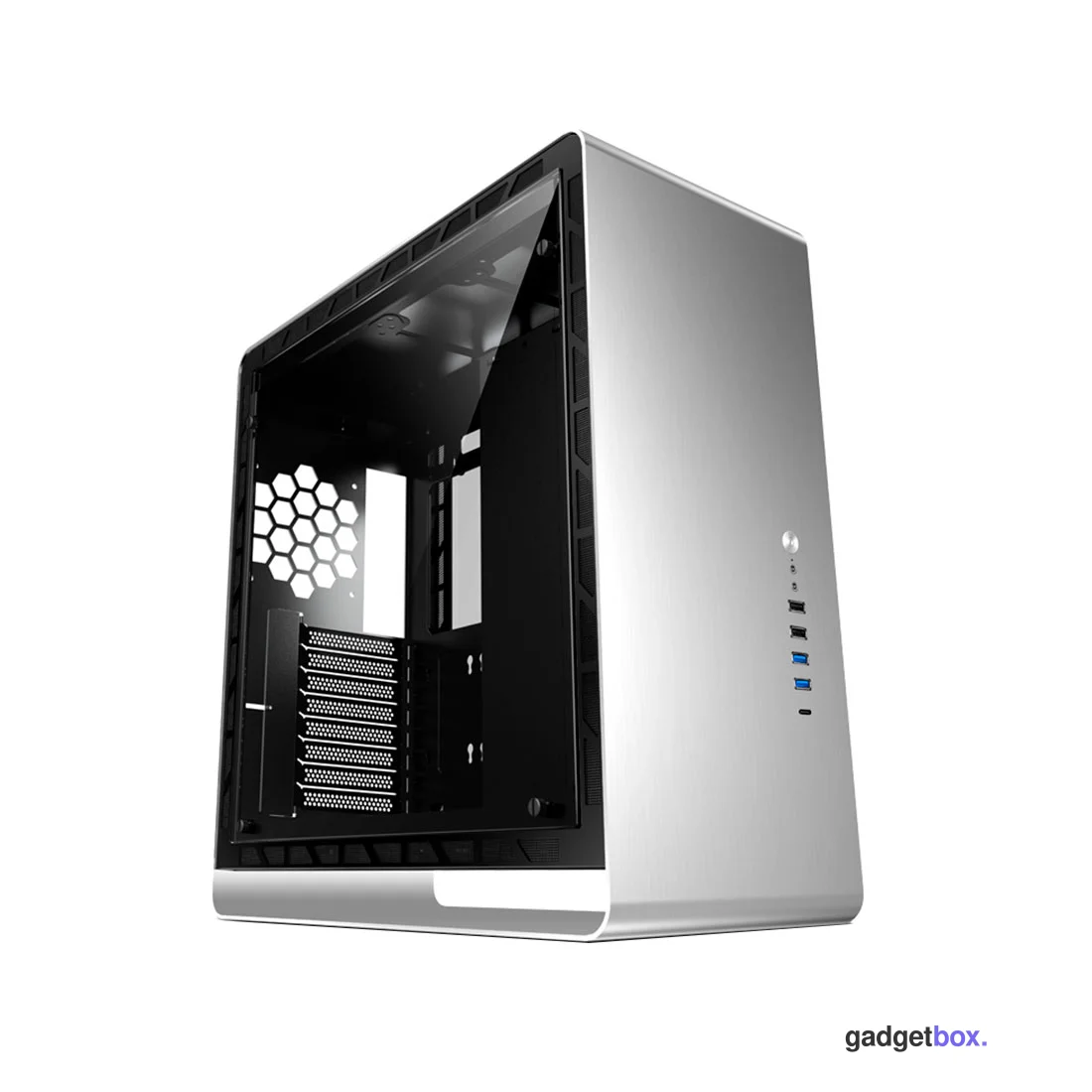 Компьютерный корпус Jonsbo UMX6-G Silver без Б/П