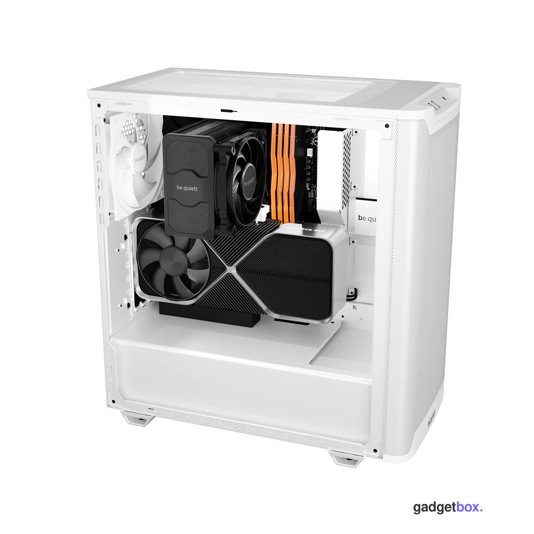 Компьютерный корпус Bequiet! Pure Base 501 Airflow Window White Без Б/П