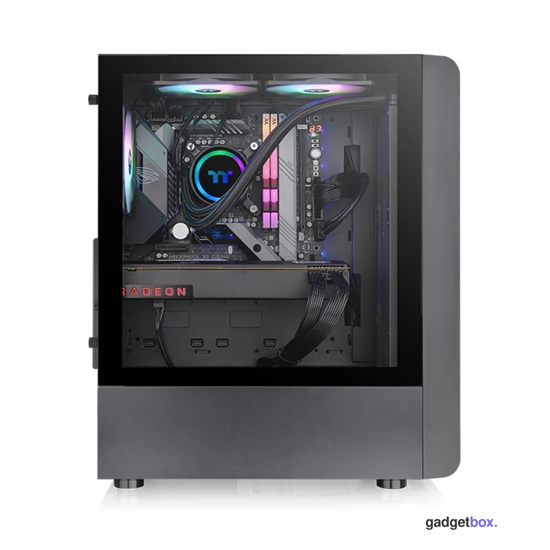 Компьютерный корпус Thermaltake S200 TG ARGB Black без Б/П