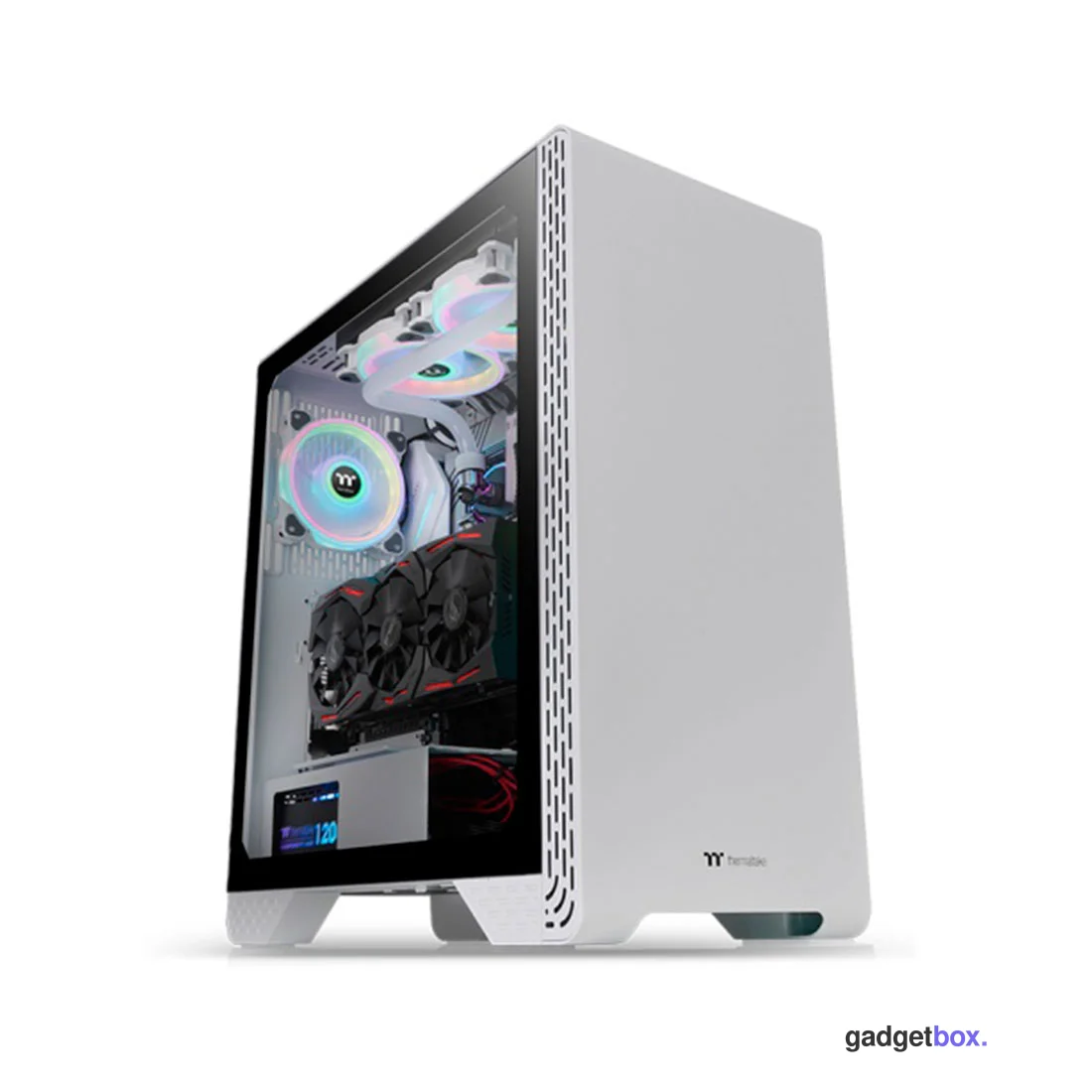 Компьютерный корпус Thermaltake S300 TG White без Б/П