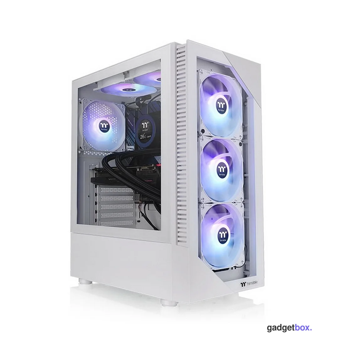 Компьютерный корпус Thermaltake View 200 TG Snow ARGB без Б/П