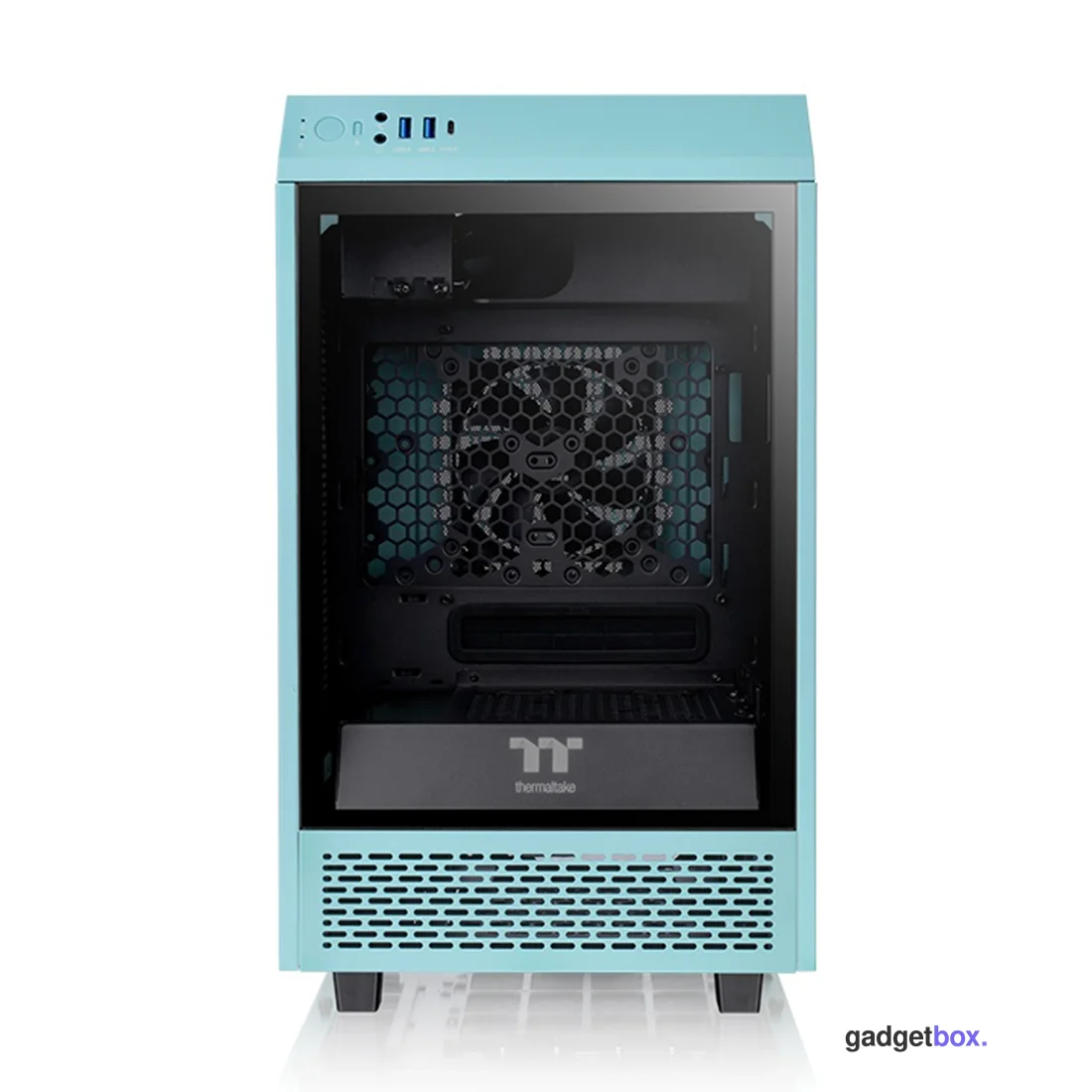 Компьютерный корпус Thermaltake The Tower 100 Turquoise без Б/П