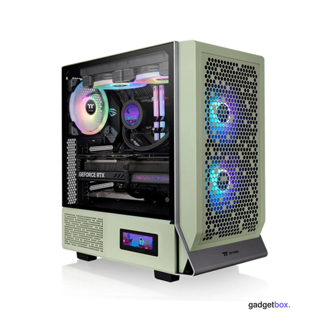 Компьютерный корпус Thermaltake Ceres 300 TG ARGB Matcha Green без Б/П