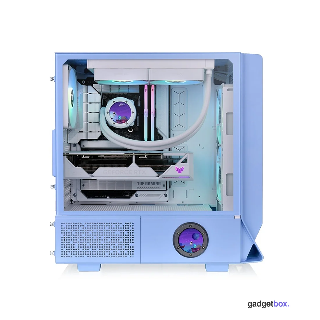 Компьютерный корпус Thermaltake Ceres 350 MX Hydrangea Blue без Б/П
