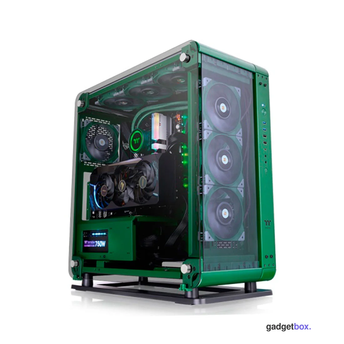 Компьютерный корпус Thermaltake Core P6 TG Racing Green без Б/П