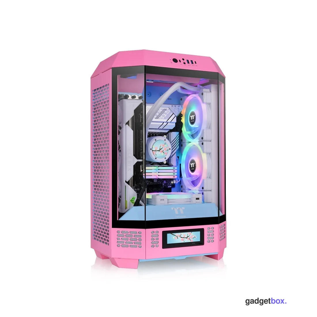 Компьютерный корпус Thermaltake The Tower 300 Bubble Pink без Б/П