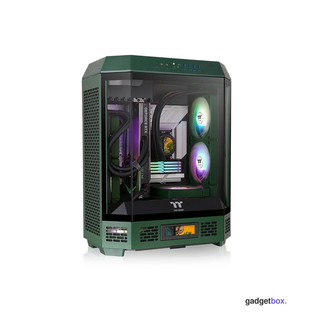 Компьютерный корпус Thermaltake The Tower 600 Racing Green без Б/П