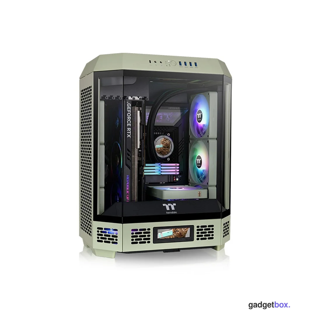 Компьютерный корпус Thermaltake The Tower 600 Matcha Green без Б/П
