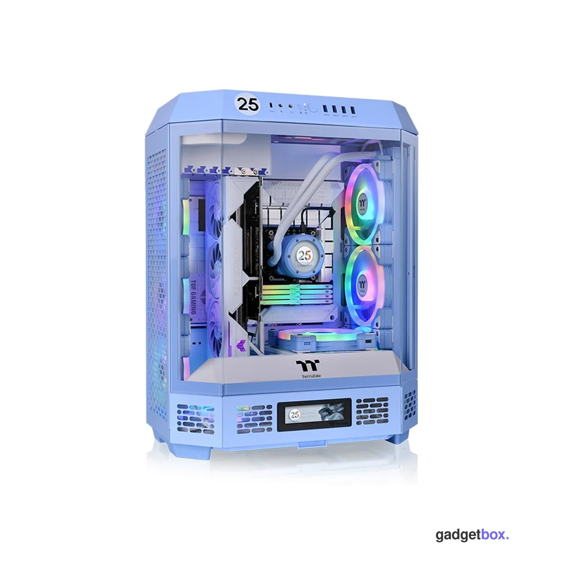 Компьютерный корпус Thermaltake The Tower 600 Hydrangea Blue без Б/П