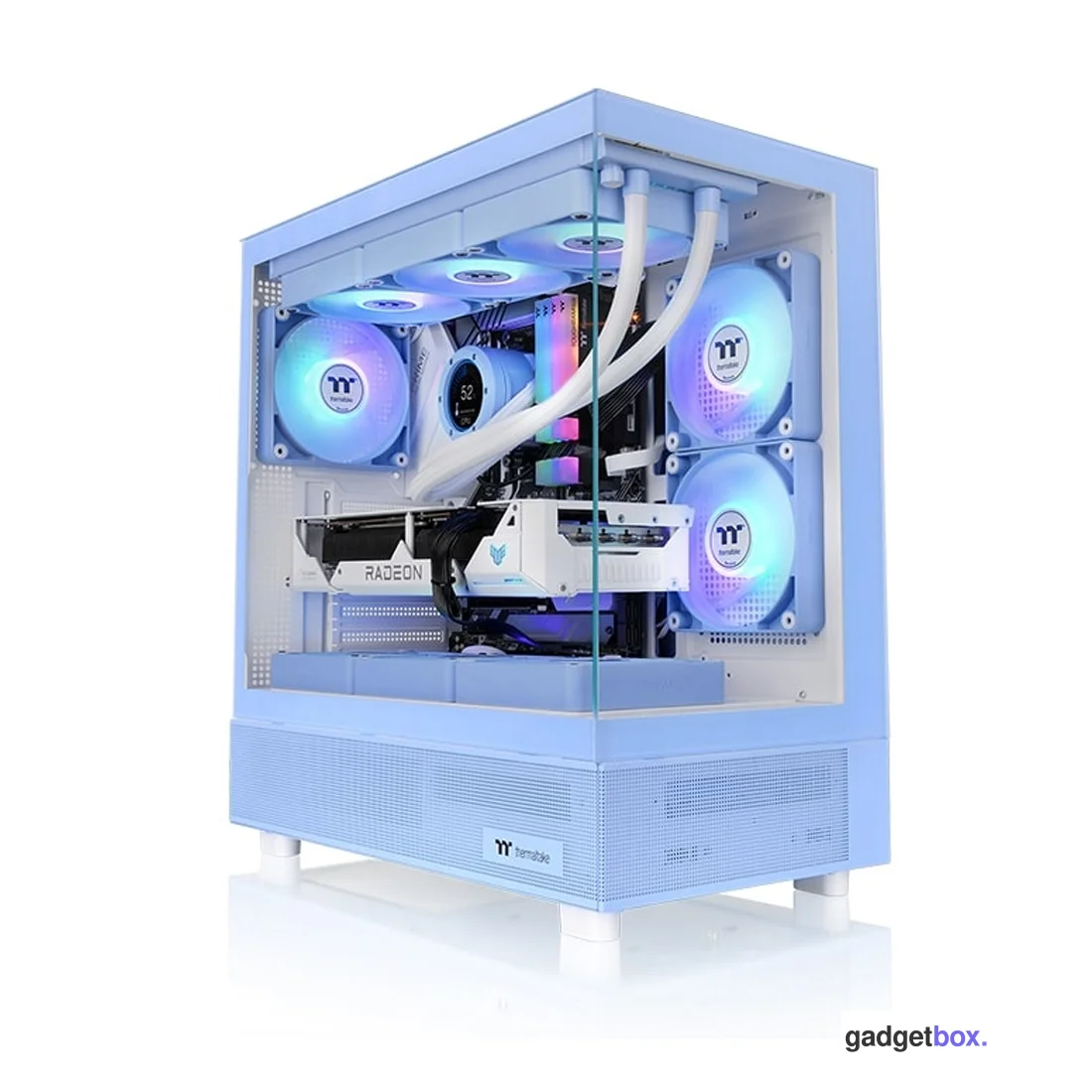 Компьютерный корпус Thermaltake View 270 Plus TG ARGB Hydrangea Blue без Б/П