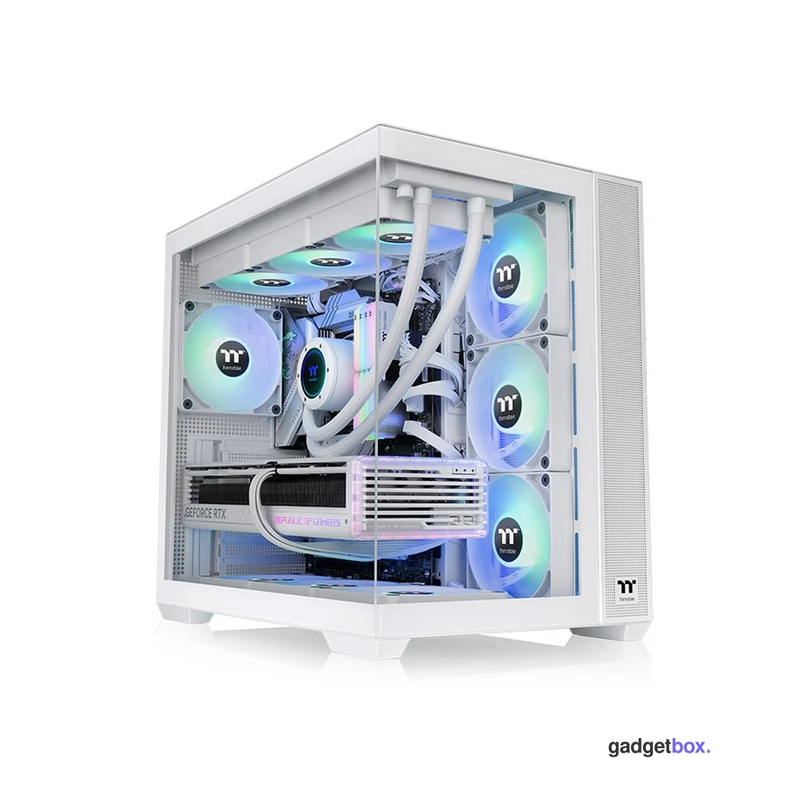 Компьютерный корпус Thermaltake View 380 TG ARGB White без Б/П