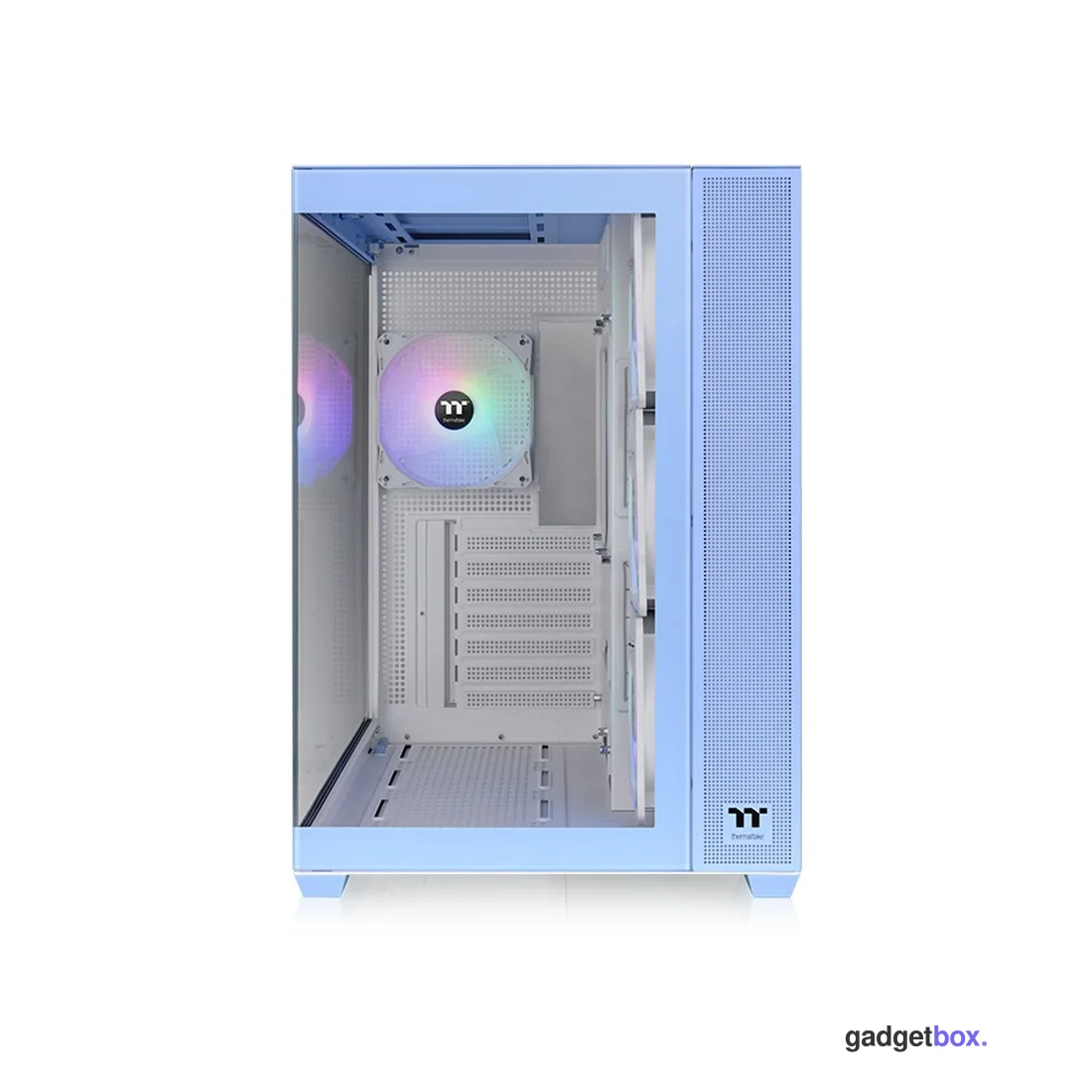 Компьютерный корпус Thermaltake View 380 TG ARGB Hydrangea Blue без Б/П