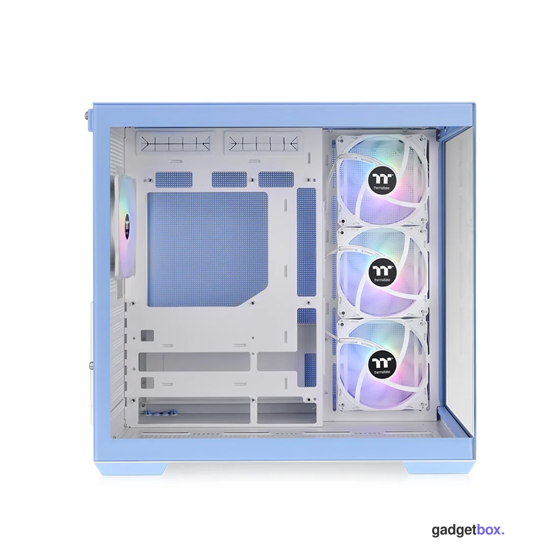 Компьютерный корпус Thermaltake View 380 TG ARGB Hydrangea Blue без Б/П
