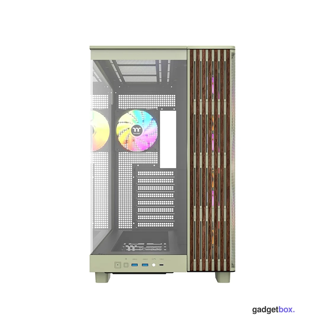 Компьютерный корпус Thermaltake View 380 XL WS ARGB Matcha Green без Б/П