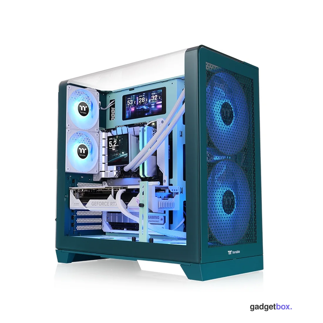 Компьютерный корпус Thermaltake View 390 Air Transformative Teal без Б/П