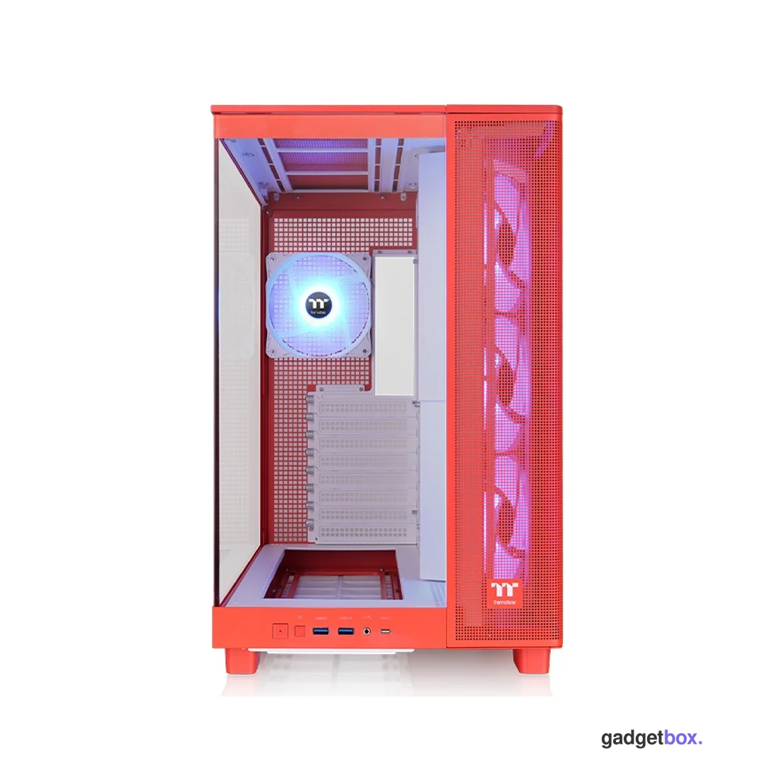 Компьютерный корпус Thermaltake View 380 XL TG ARGB Flaming Orange без Б/П