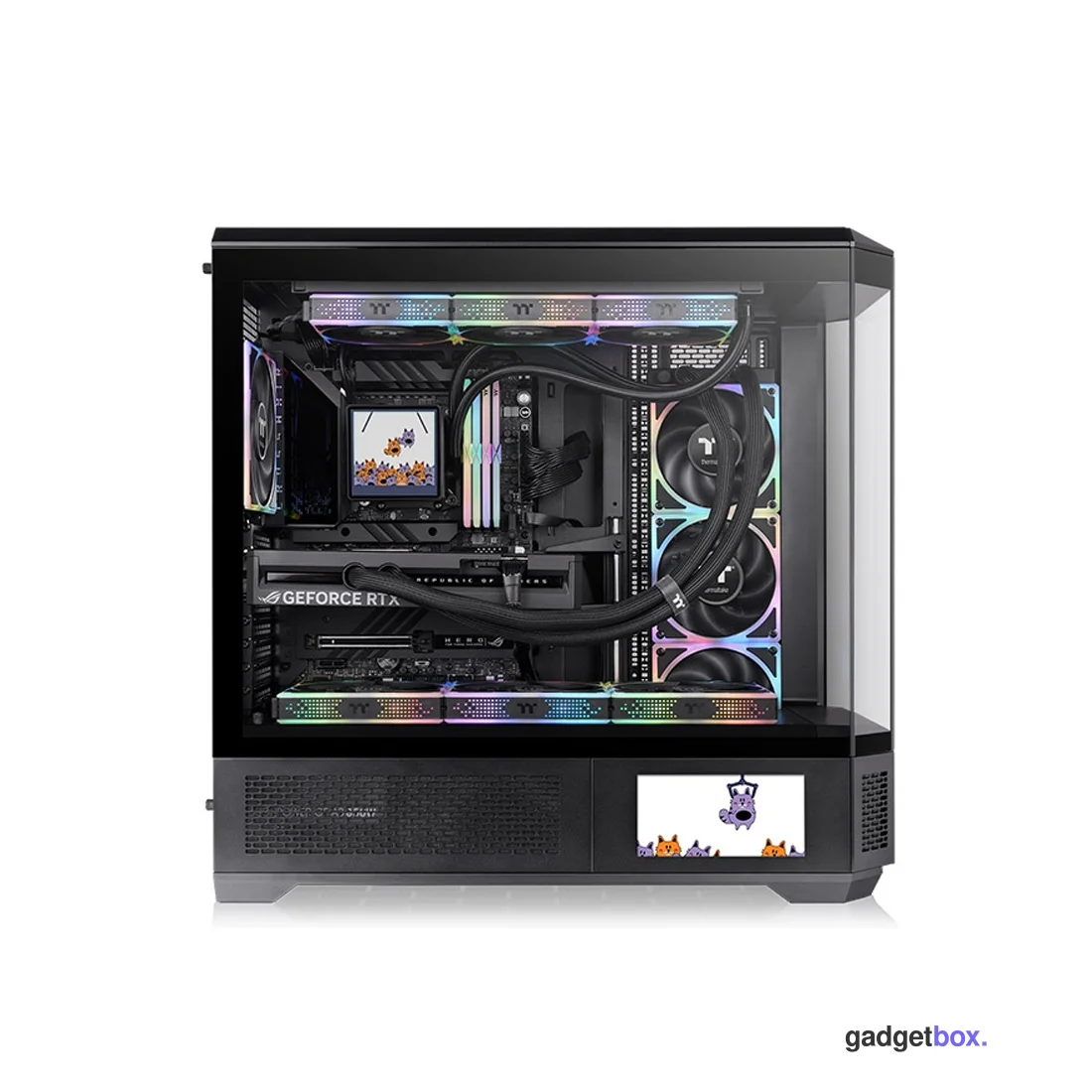 Компьютерный корпус Thermaltake View 600 TG Black без Б/П