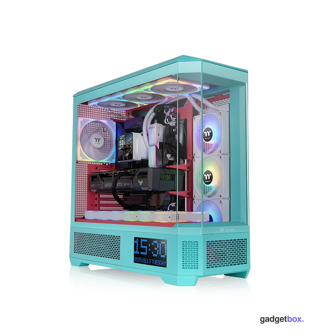 Компьютерный корпус Thermaltake View 600 TG Mint Strawberry без Б/П