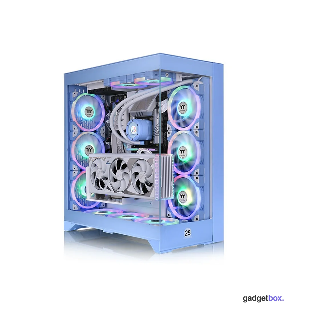 Компьютерный корпус Thermaltake CTE E660 MX Hydrangea Blue без Б/П