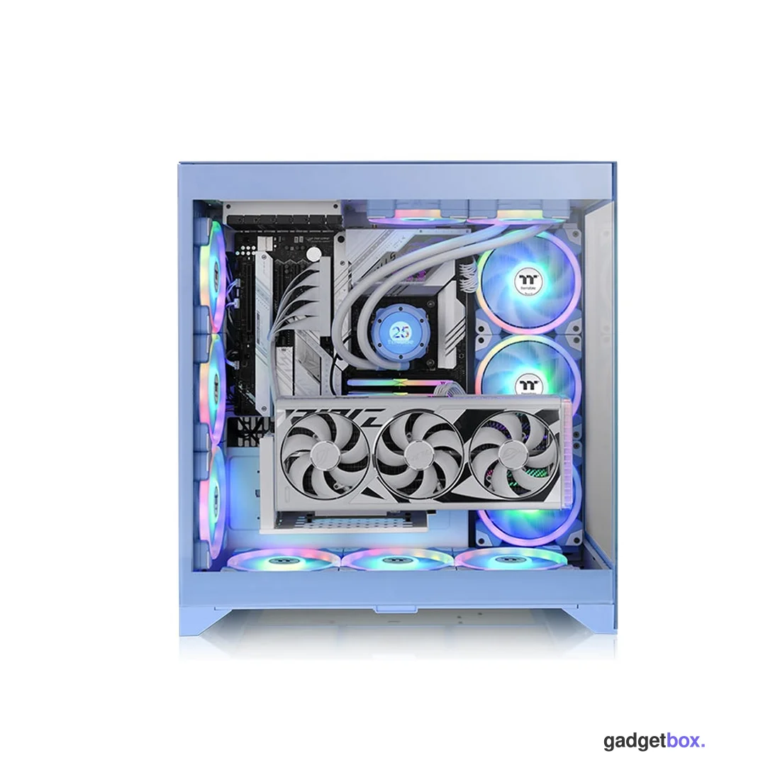 Компьютерный корпус Thermaltake CTE E660 MX Hydrangea Blue без Б/П
