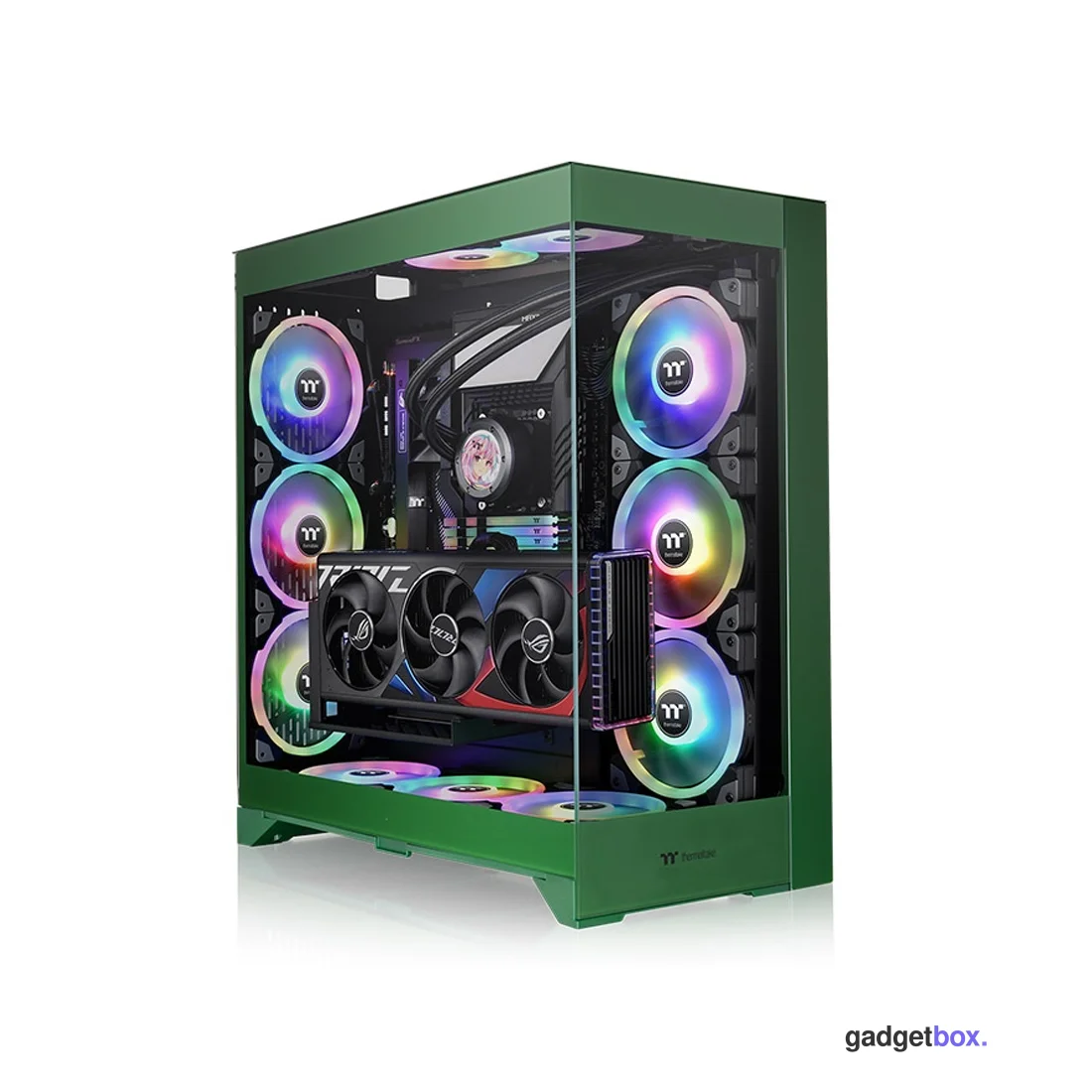 Компьютерный корпус Thermaltake CTE E660 MX Racing Green Б/П