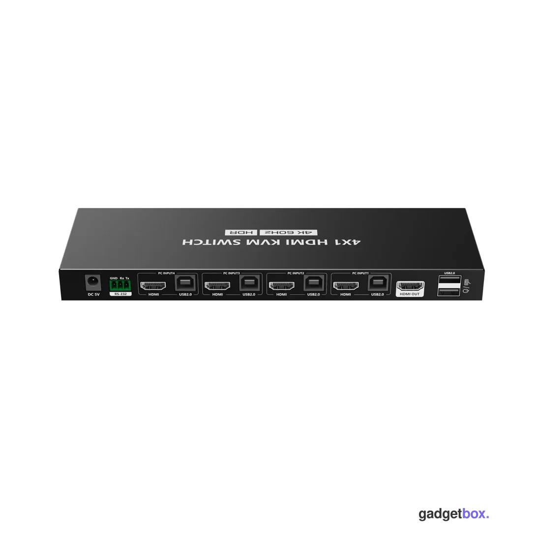 Переключатель HDMI KVM LENKENG LKV441 (4K, 4x1)