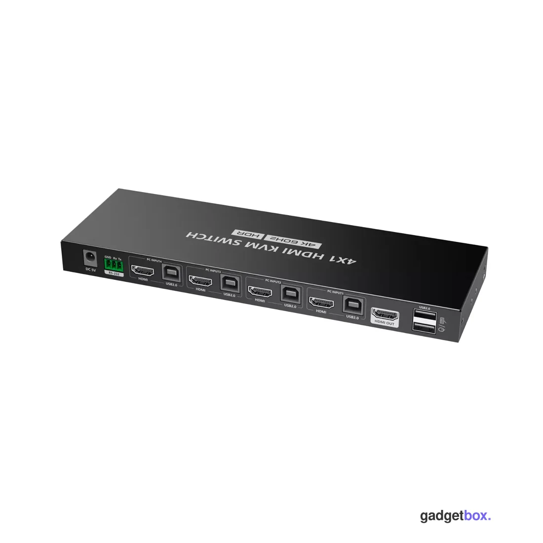 Переключатель HDMI KVM LENKENG LKV441 (4K, 4x1)