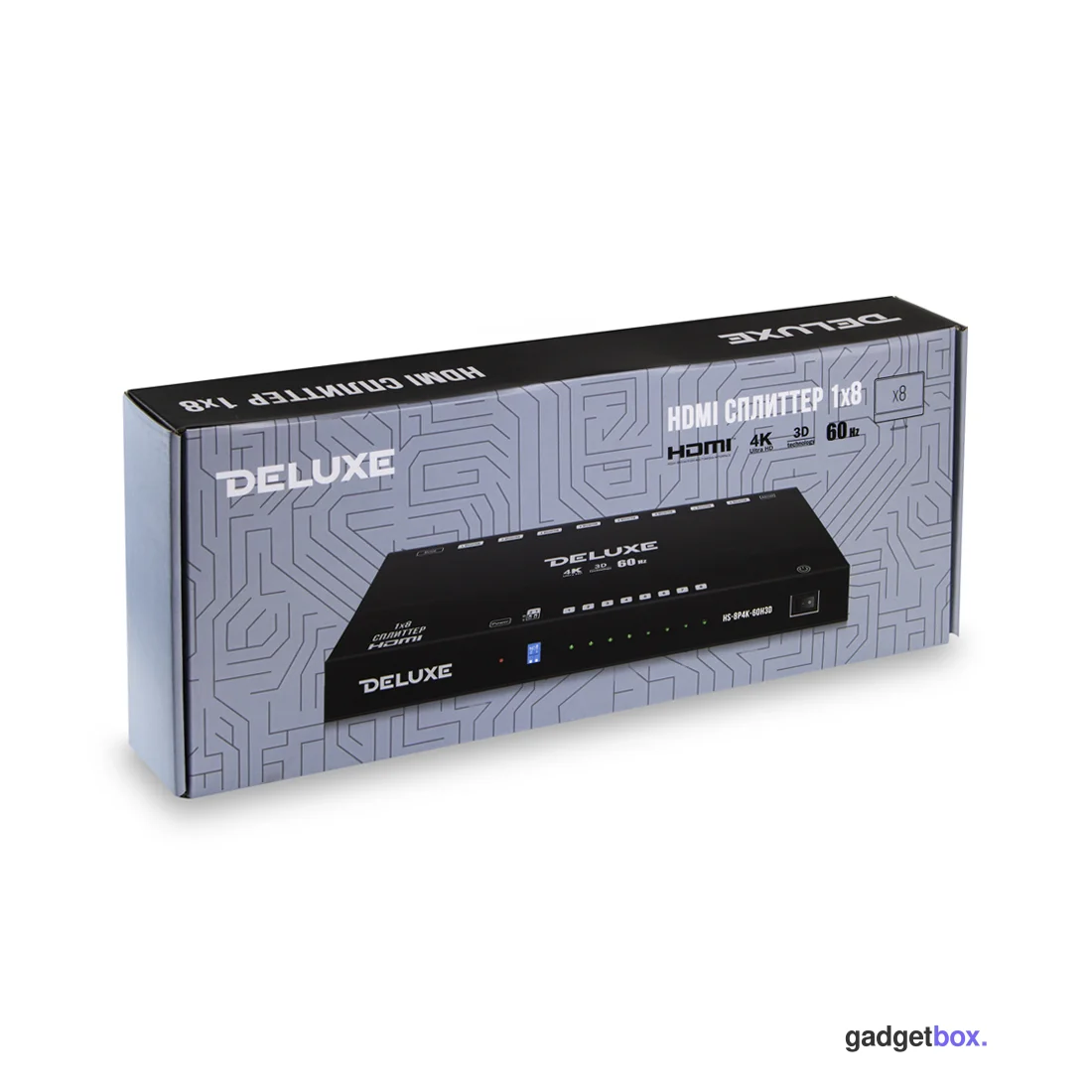 Сплиттер 1x8 HDMI 4K 3D HS-8P4K-60H3D