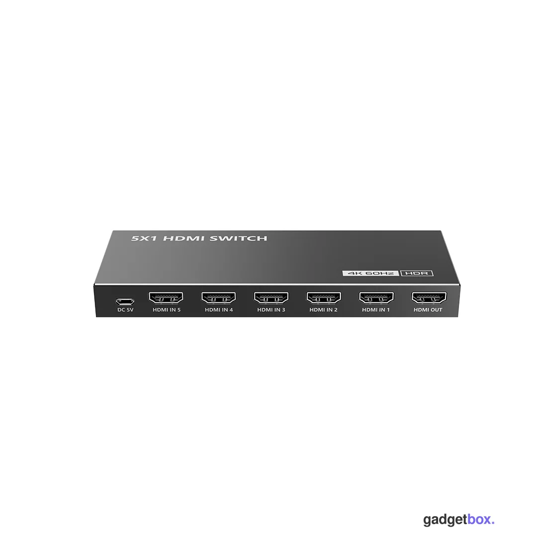 Переключатель HDMI Lenkeng LKV501HDR-V3.0 (4Kx2K@60Hz, 5x1)